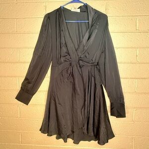 Elegant Black Midi Dress